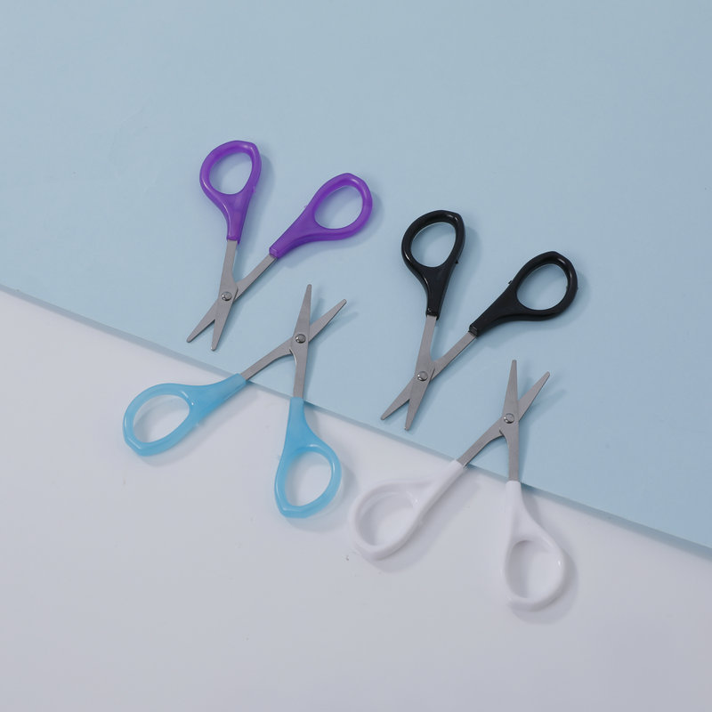 Manufacturer Wholesale Small Scissors Stainless Steel Safety Handmade Scissors Kidsren's DIY Scissors Household Thread Scissors