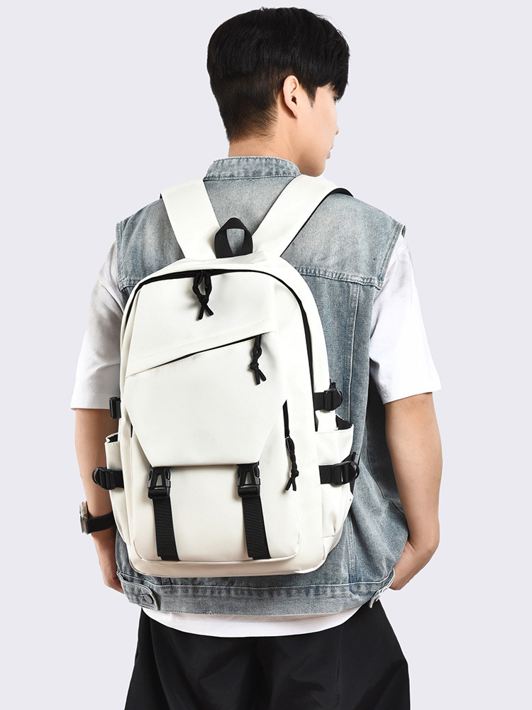 Cross-Border Schoolbags for Junior High School Boys, New Casual Travel Backpacks, High School College Students, Female Large-Capacity Computer Backpacks