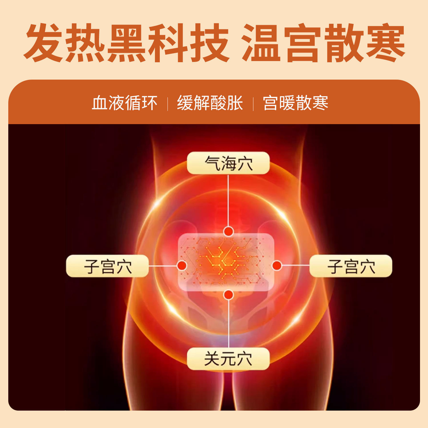 Warm baby warm paste spontaneous hot paste wormwood motherwort ginger palace cold warm paste warm body cold warm factory wholesale