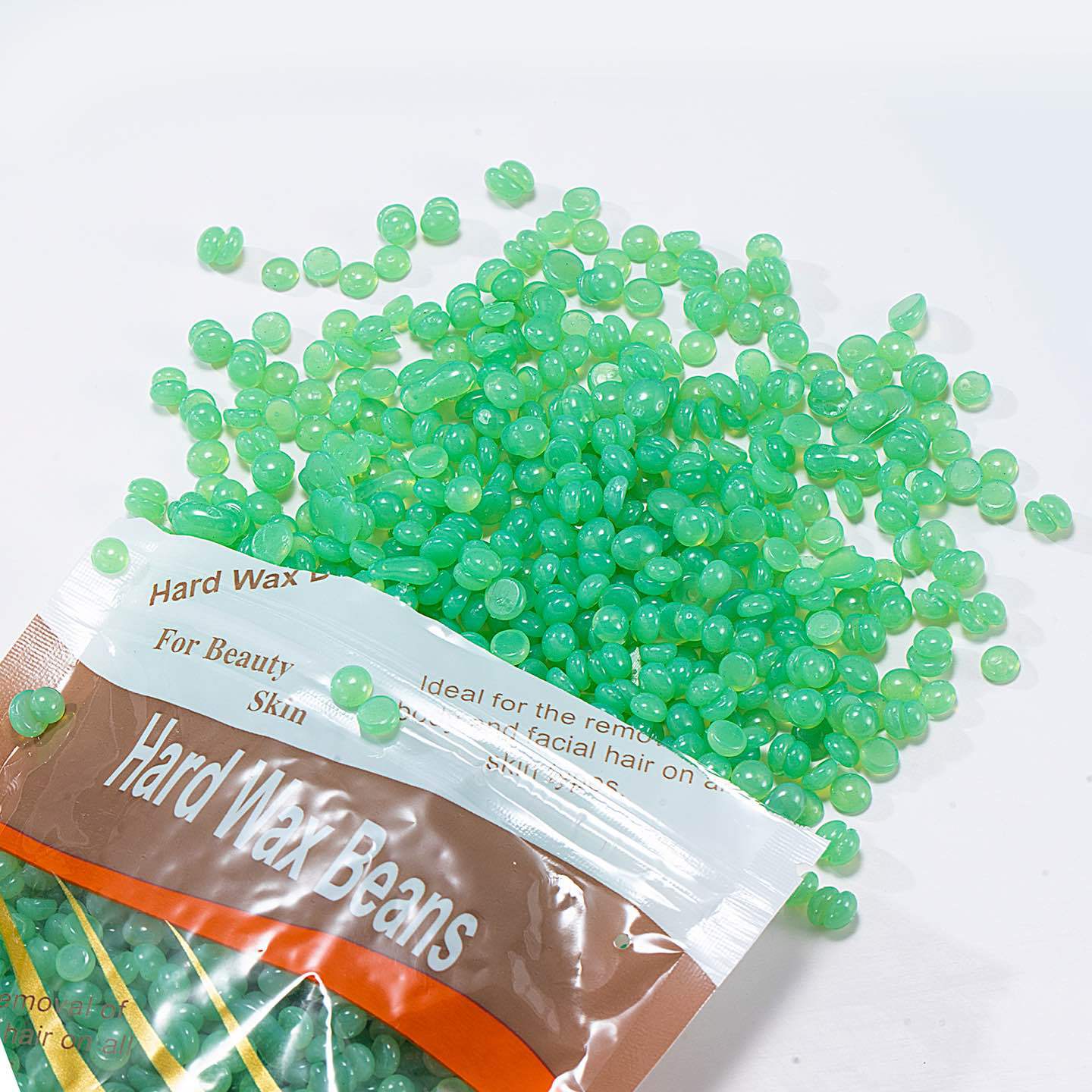 Hair Removal Wax Beans 100g Beeswax Beans Paper-Free Hair Removal Wax Hard Wax Bean Cross-Border Supply Wax Beans Hair Removal