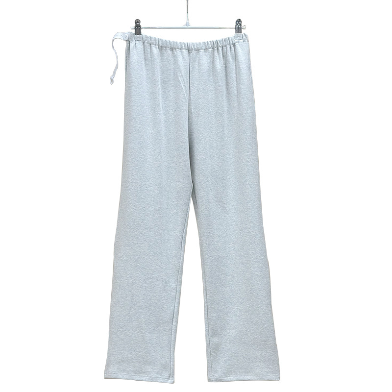 Color Yarn Cotton Hair Thickened Trousers plus size Home Luna Casual