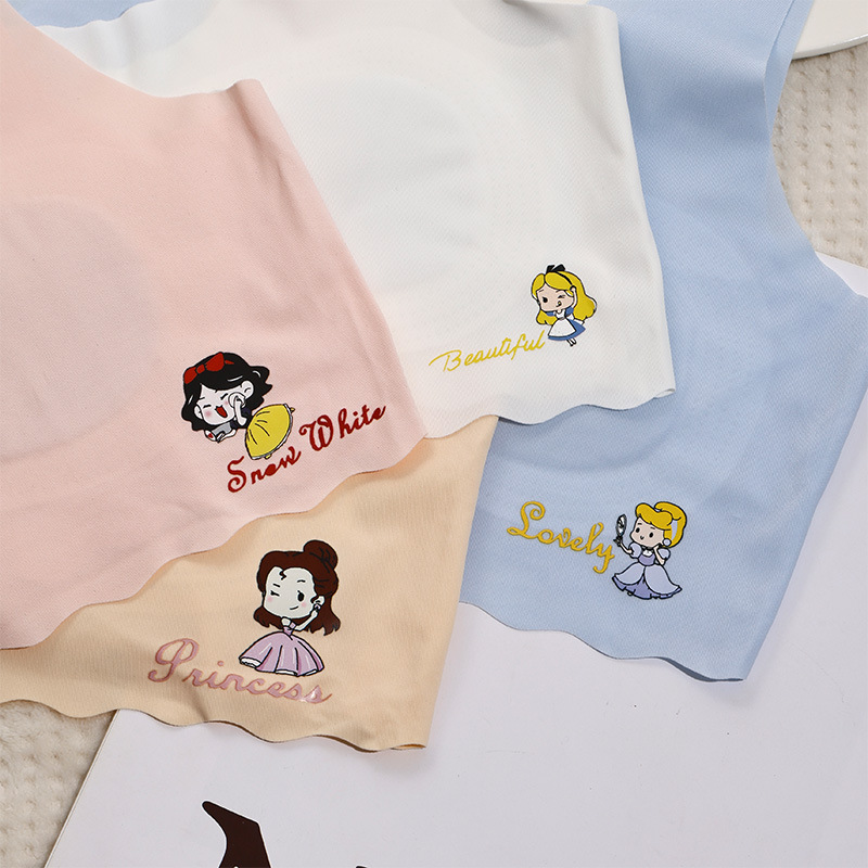 Developmental Summer Bra for Girls Aged 9-12, Ice Silk Seamless Camisole, Student Tube Top, Children's Girls' Underwear