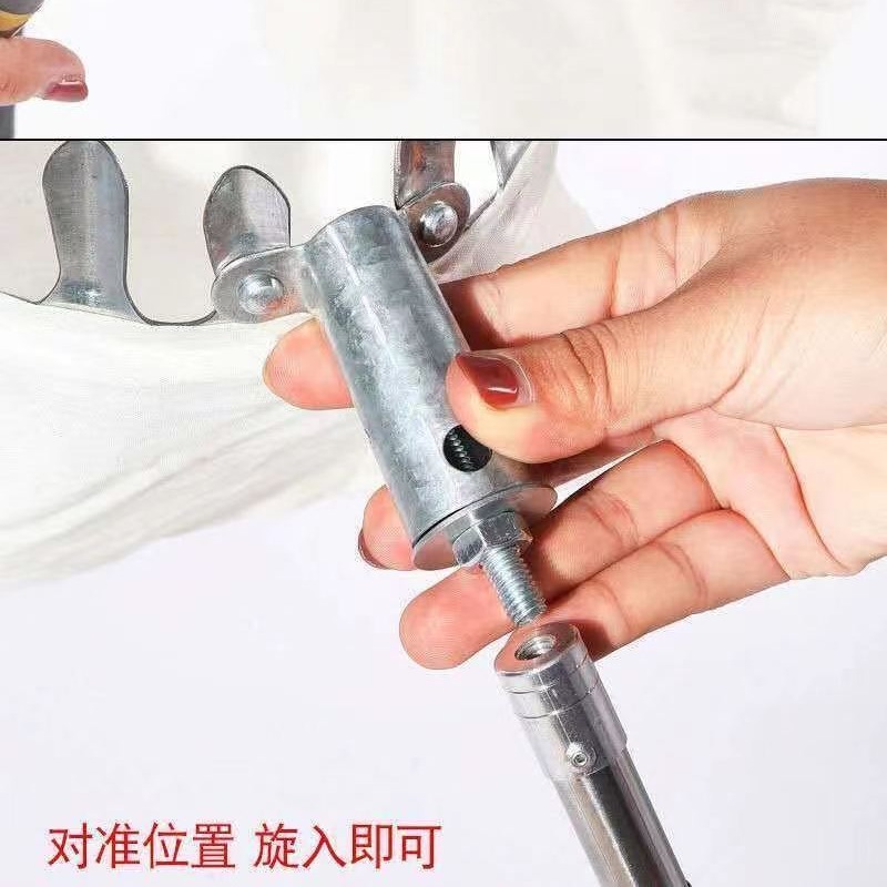 Fruit picking artifact high altitude fruit picking telescopic pole net pole persimmon loquat fruit pear plum mango picking artifact