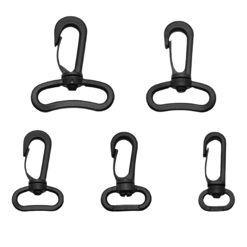 Plastic Hook Buckle for Luggage, 360-Degree Rotating Hook Buckle, Dog Buckle, Lobster Clasp, Strap Buckle Accessory, 25m Ultra-Light
