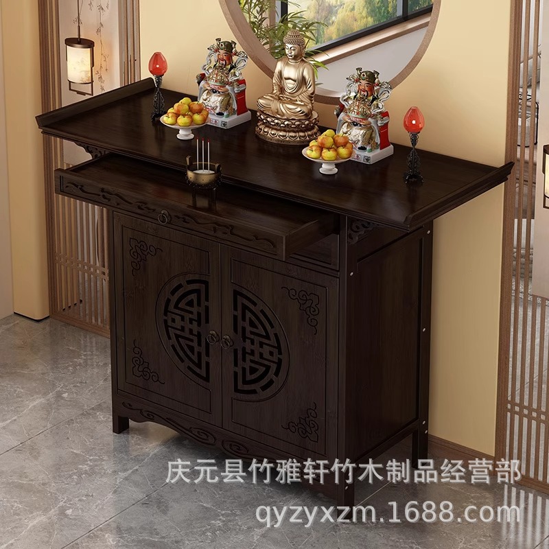 Алтарь Будды, новый китайский стиль, шкаф Бога богатства, стол для благовоний, стол для поклонения