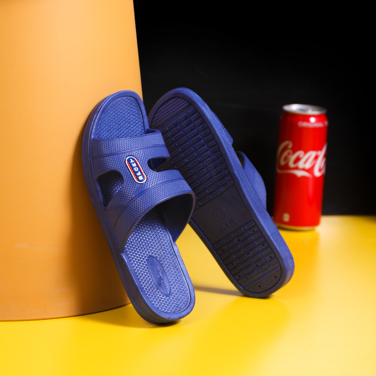 All-Season Casual and Comfortable Home Simple Pvc Sandals and Slippers for Daily Outdoor Men's Spring and Summer Plastic Slippers