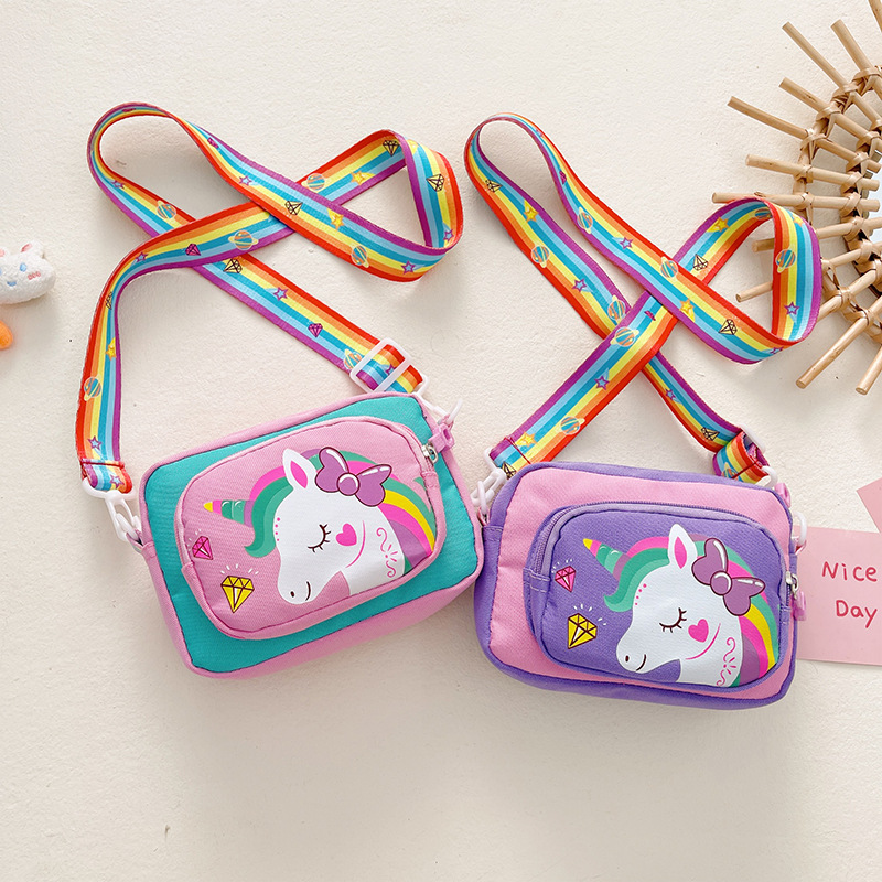 2024 cute kindergarten new children's shoulder bag boy's shoulder bag cartoon girl backpack baby satchel