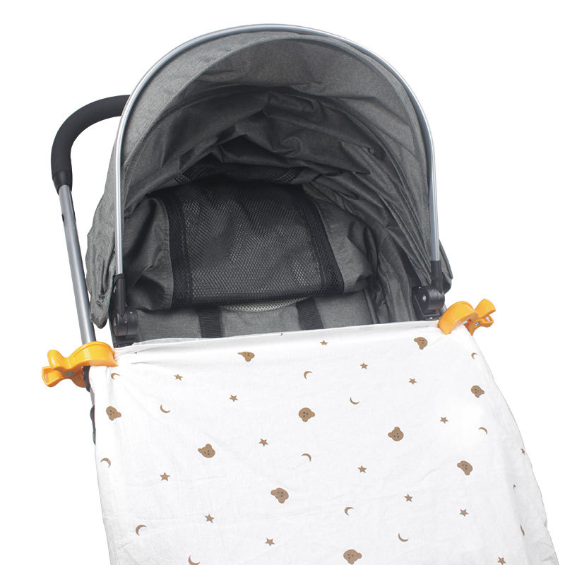 Cross-border stroller basket blanket clip baby stroller blanket mosquito net anti-drop clip anti-kick plastic clip