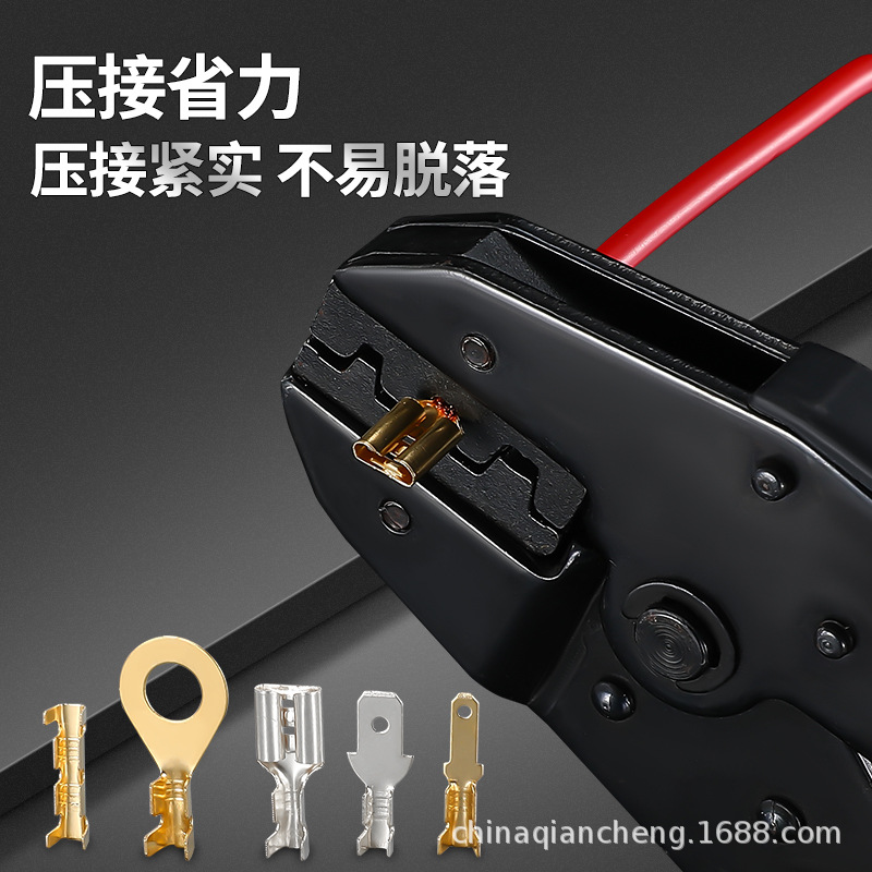 Source manufacturers supply connector Terminal 2.8/4.8/6.3 boxed male and female docking terminal gold and silver set