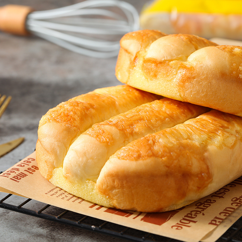 [Mei Baichen Series] Daliyuan Bread Cake Breakfast Hand Tear Bag Leisure Snacks Wholesale