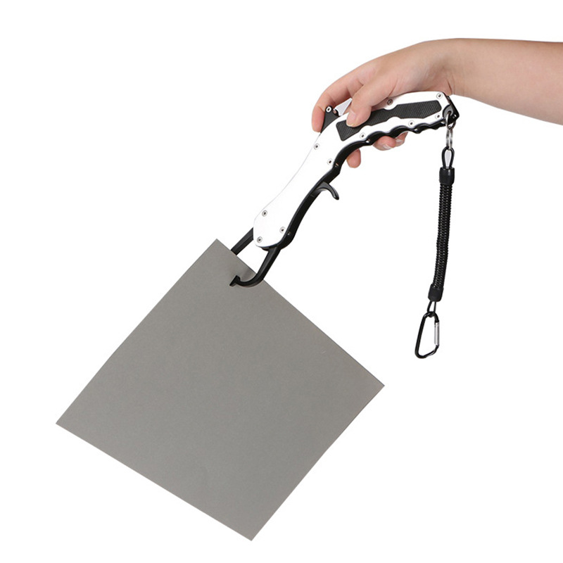 Factory direct supply gun type aluminum alloy fish control device fish control pliers aluminum alloy fish clamp outdoor fish clamp fishing gear