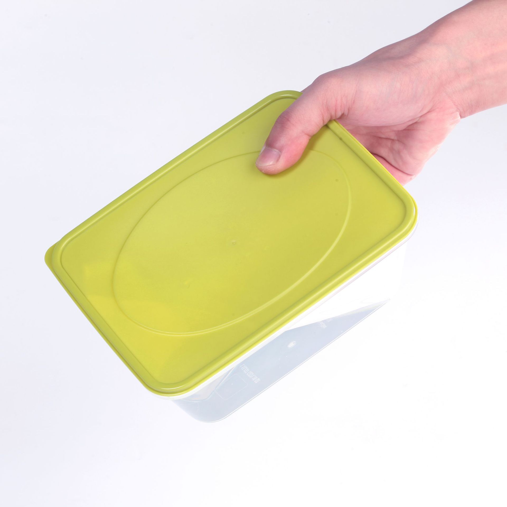 Plastic crisper microwave lunch box vegetable and fruit storage box takeaway lunch box wholesale plastic box suit