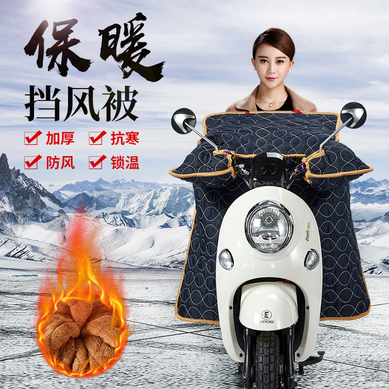 Ветрозащитный чехол для электрического автомобиля, зимний, теплый, флисовый, утолщенный, для трехколесного мотоцикла, оптовая продажа