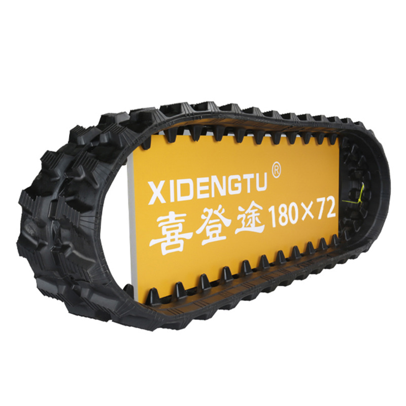 180/72/37 Rotary Tiller Rubber Track Micro Excavator Track Manufacturer Rubber Track
