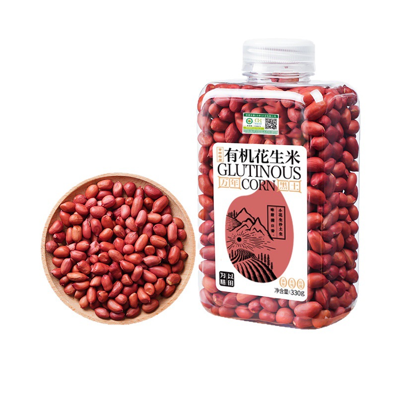 Organic Peanuts, Red-Skinned Peanuts, Whole Grains, Coarse Grains, Wholesale and Custom Delivery from Sam and Pang Donglai