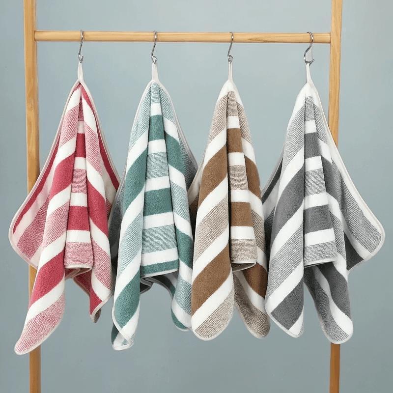 Coral Fleece Towel Adult Household Student Couple Thickened Wrap Towel Wash Face Bath Water Absorbent Quick-drying Large Soft Towel