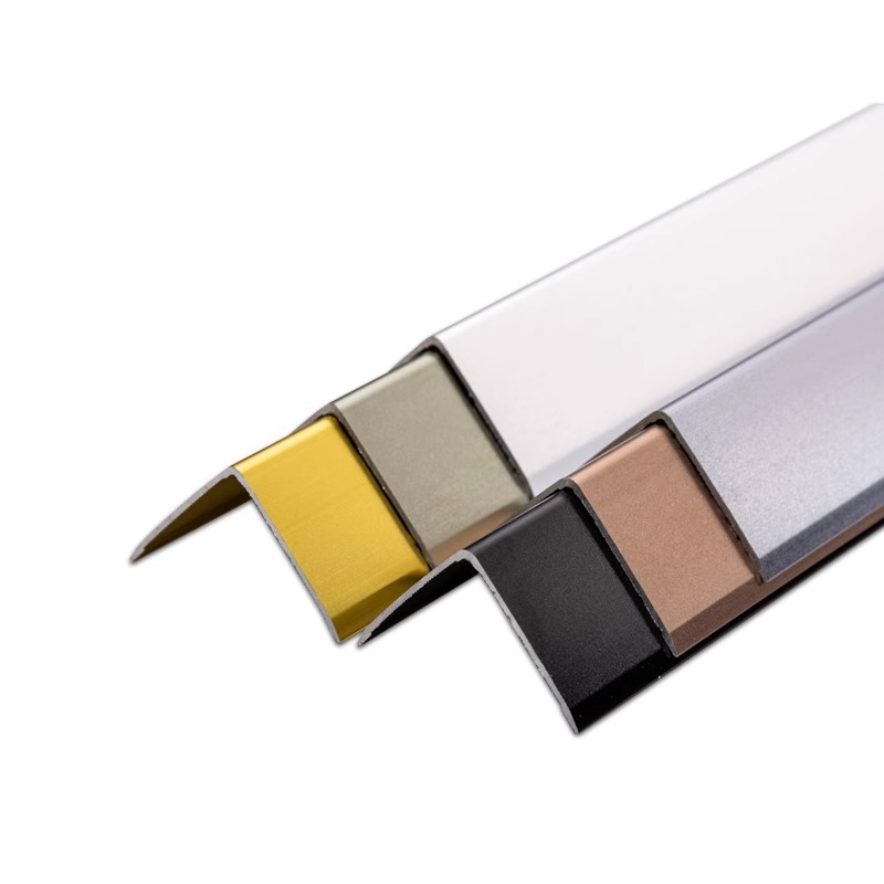 Customizable Stainless Steel Edge L-Shaped Wall Corner Tile Edge Strip, Corner Edge Strip, Matte Right Angle Edge Strip