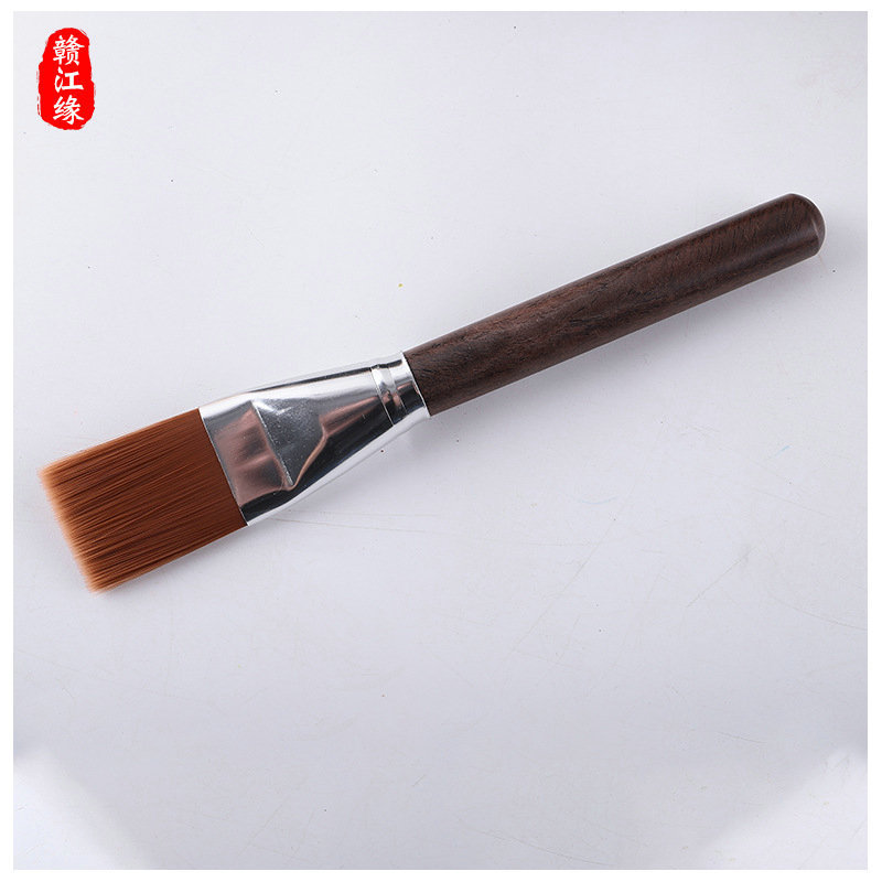 Bakelite tea brush Ebony rosewood tea brush is not easy to shed hair pot pen tea accessories nylon wool Tea brush
