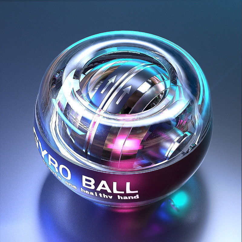 Мяч для запястья с подсветкой для взрослых, для учеников средней школы, 250 кг, тренировка силы запястья и рук, центробежный мяч