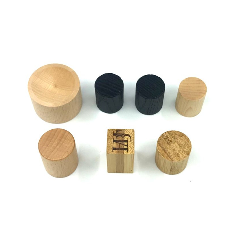 Beech Black Walnut Perfume Cap Car Pendant Perfume Bottle Wooden Cap Essential Oil Aromatherapy Bottle Wooden Cap Bamboo Wooden Cap