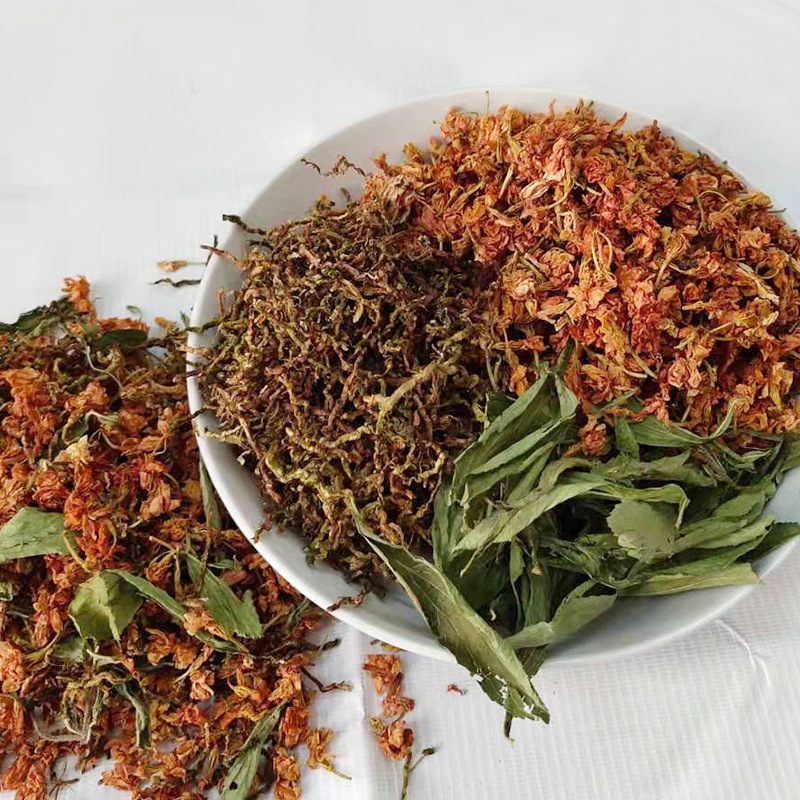 Herbal Tea 2023 New Edition of Jianghu Stall Exhibition Products Three-in-One Hundred Flowers and Grass Yishou Tea New Edition of Hundred Flowers and Tea