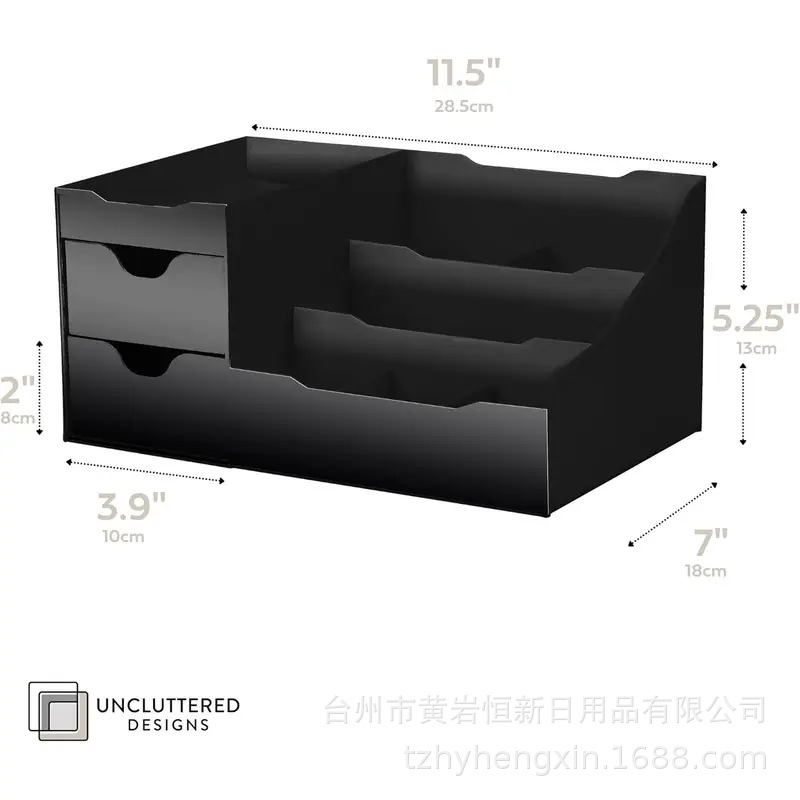 Настольный органайзер для косметики, офисный ящик для мелочей, разделитель для канцелярских принадлежностей и косметики