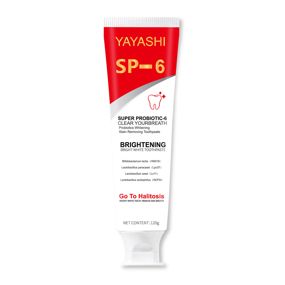 [Fda/Msds Certification] Cross-Border Spot Yayashi Sp-6 Probiotic Toothpaste Fresh Breath 120g