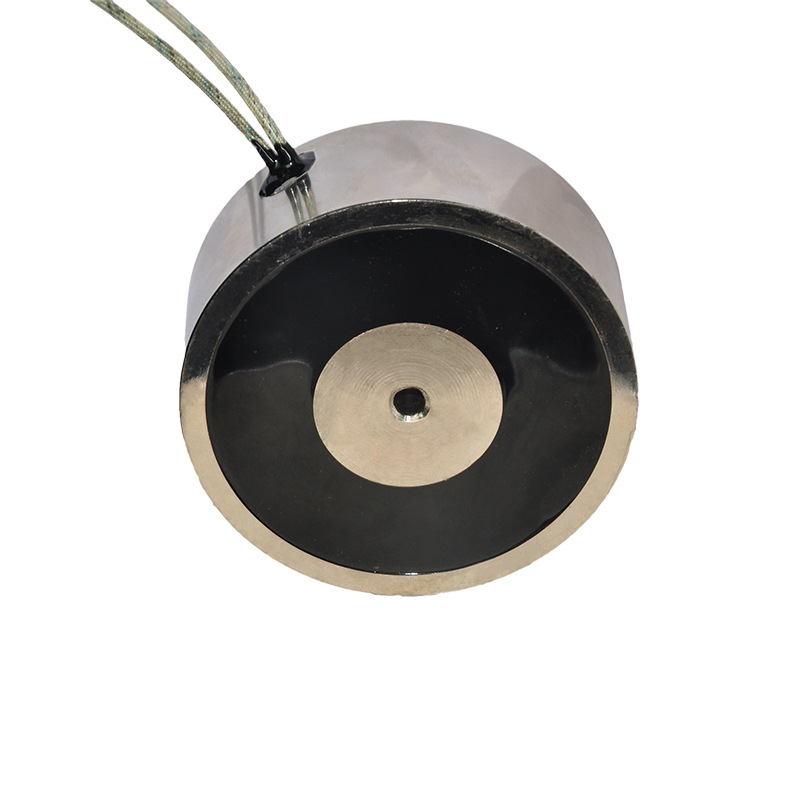 Factory Direct Sales Dc Large Suction Suction Cup Type Automation Equipment Mechanical Round Electromagnet