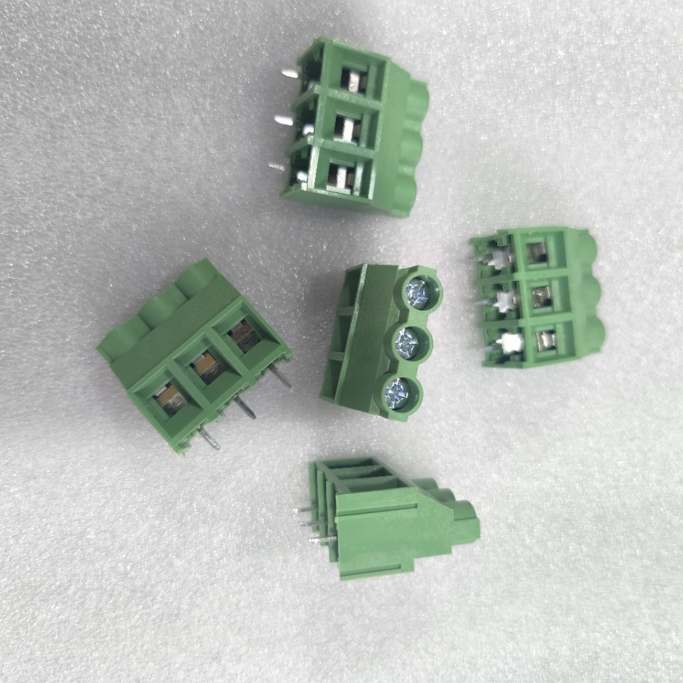 6.35 Terminal DC635V-6.35-4P Green Terminal Pin Terminal 4-bit 3-bit 2-bit 6-bit