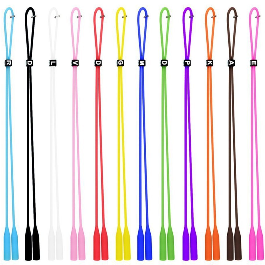 Кастомизированный держатель для спортивных очков, цветной силиконовый ремешок для очков, регулируемый эластичный держатель для солнцезащитных очков