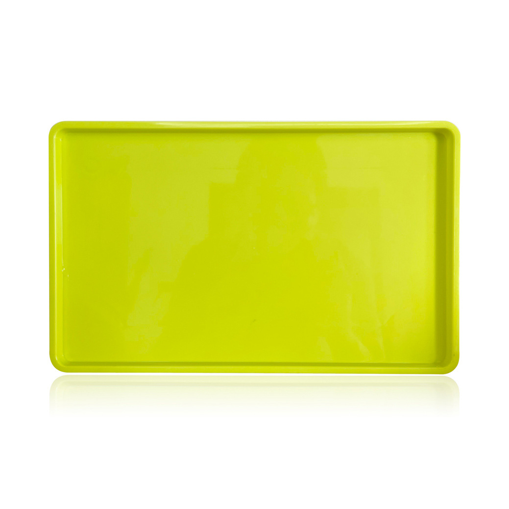 Simple porcelain-like plastic tableware drain basket water tray water Cup tray snack plate