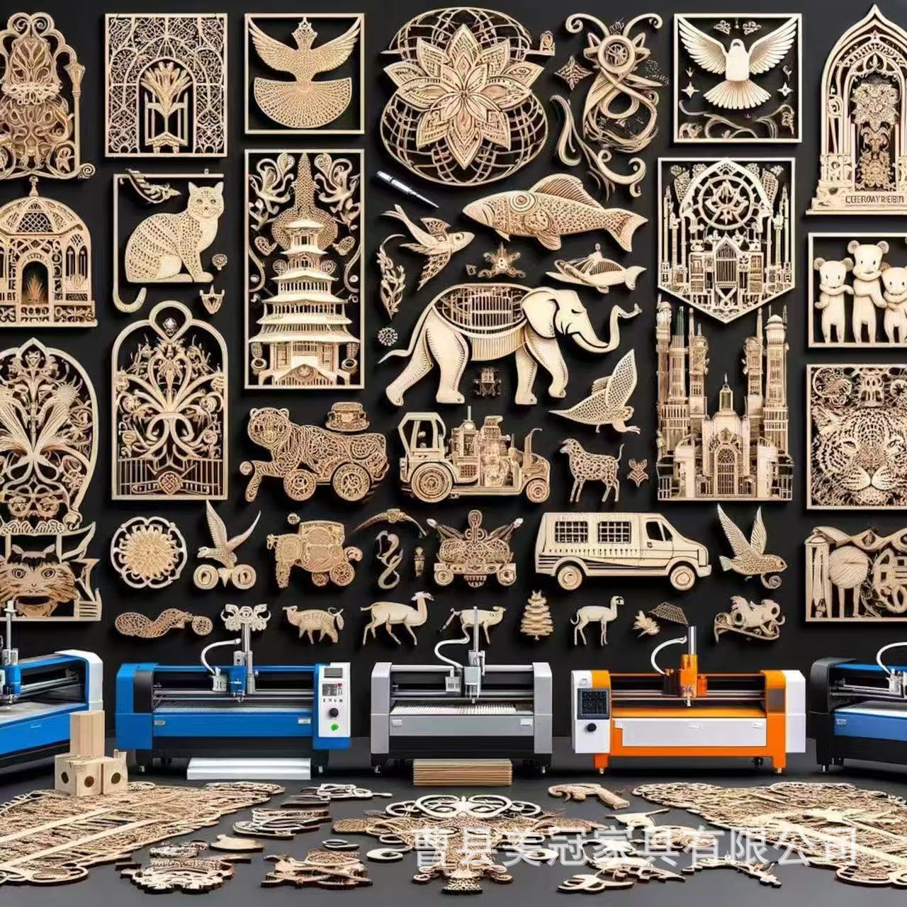 Лазерная маркировка и резка, индивидуальная гравировка, кросс-бордерная настройка, деревянная коробка от производителя