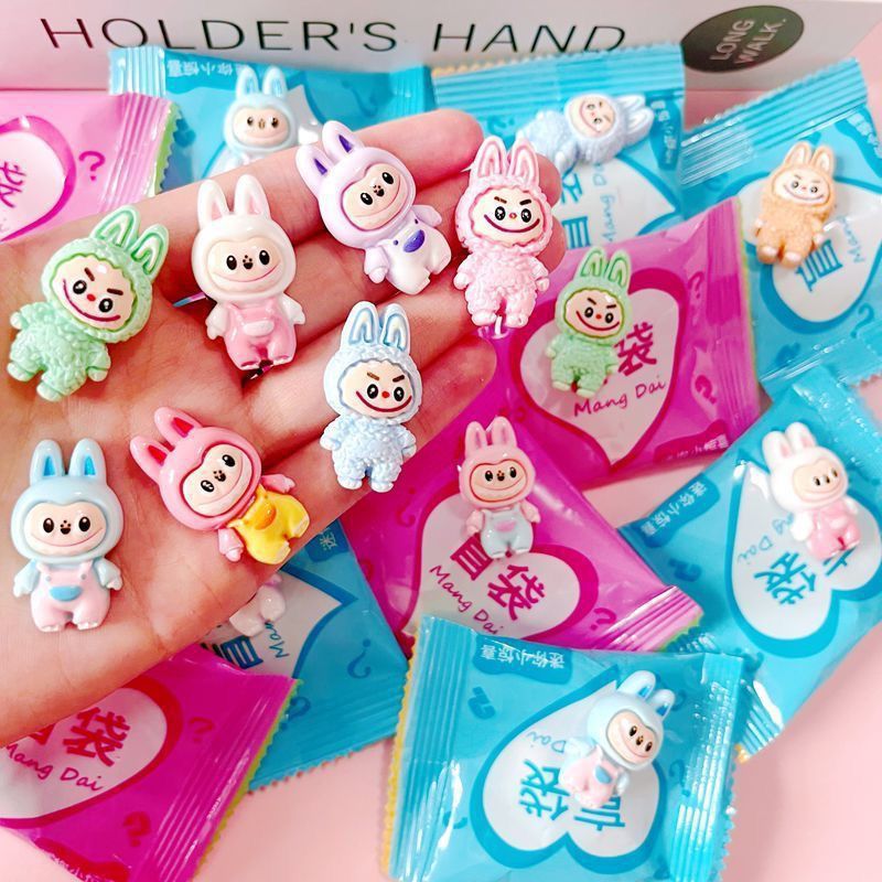 Blind Bag Bubula Three-Dimensional Pendant New Cute Cartoon Girl Heart Student Bag Accessories Pendant Best Friend Gift