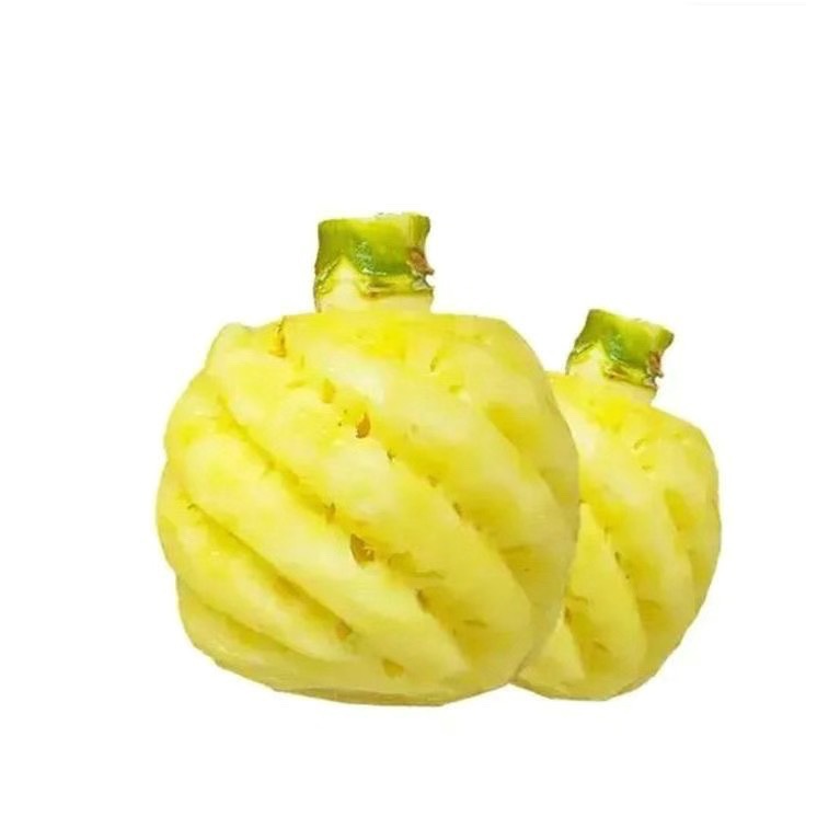Thai Pineapple Fresh Peeled and Peeled Pineapple 1.0kg Perfume Pineapple Eyeless Golden Pineapple Fresh Pineapple