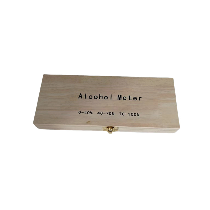 Cross-Border Export Set of Three Alcohol Meters in English and Russian for Measuring the Concentration of Homemade Liquor, 0-40-70%