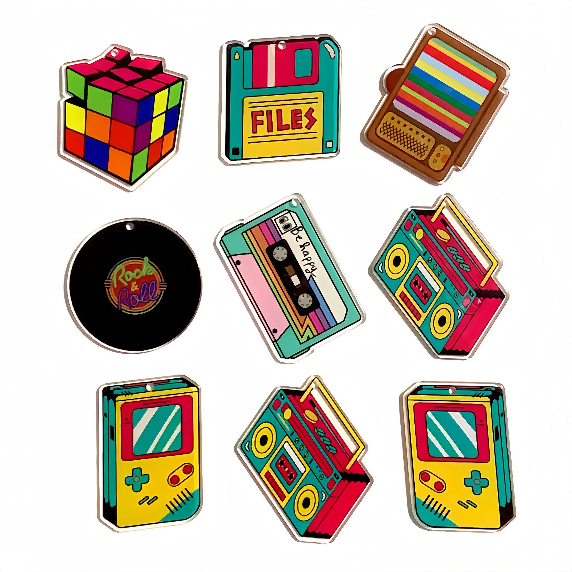 Подвеска для ключей с записью, аксессуары для DIY серег, оптовая продажа