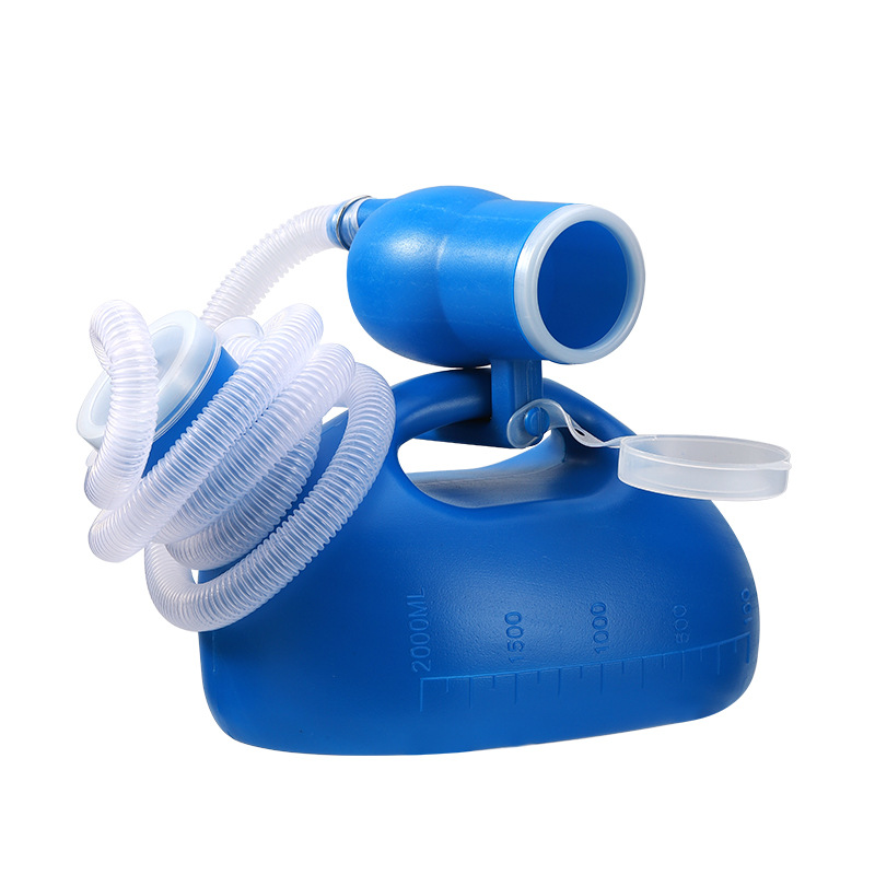 Уринар 2000 мл мужской с крышкой утолщенный портативный большой емкости ночной горшок для пожилых