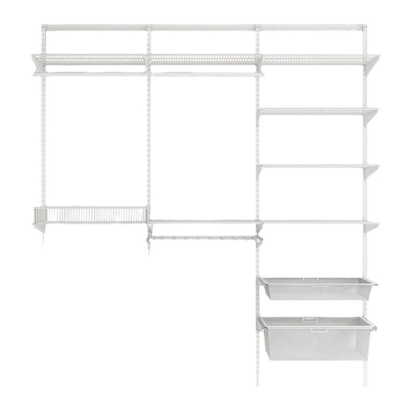 800-Unit Metal Storage Room Wall-Mounted Storage Rack Custom Utility Cabinet Storage Entry Environmentally Friendly Storage Metal Rack