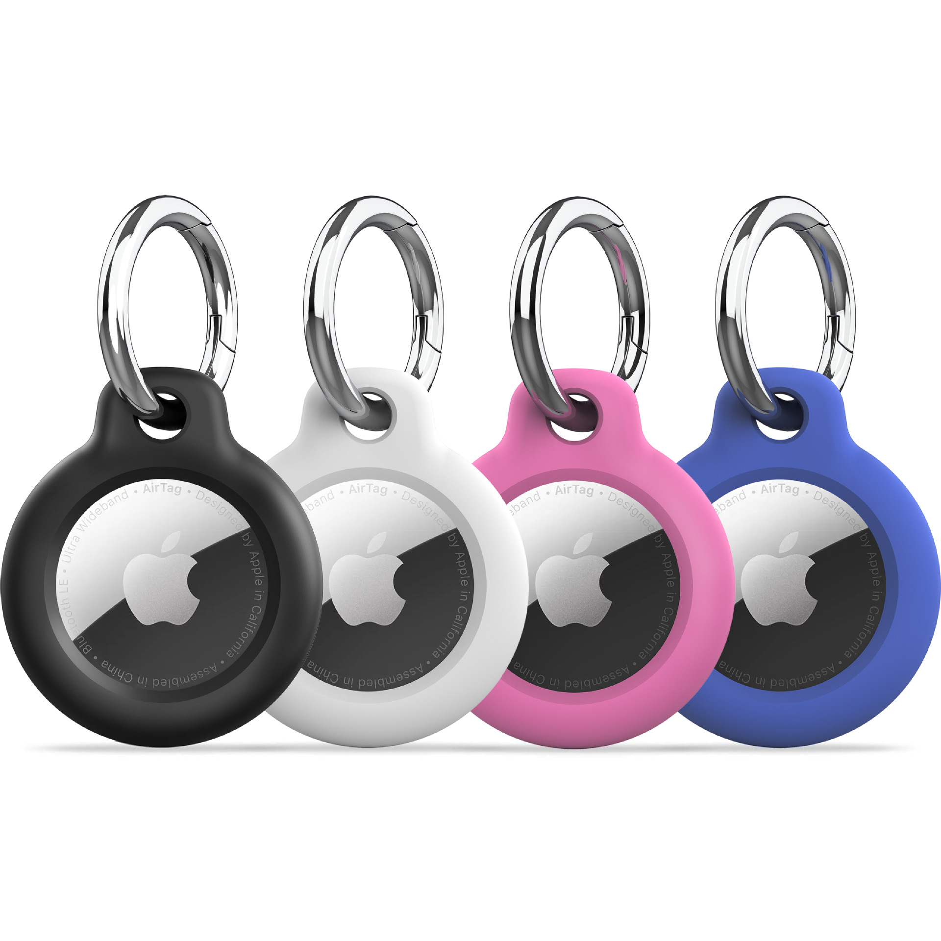 Suitable for Apple Airtag Protective Cover Apple Positioning Anti-Lost Device Pc Rotating Buckle Hard Shell Airtag Protective Cover