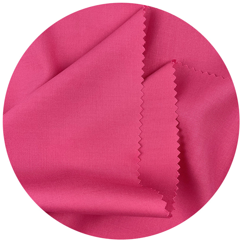 in stock Supply TR Twill Suit Fabric 370g Plain Serge Men's and Women's Suit Business Wear Fabric