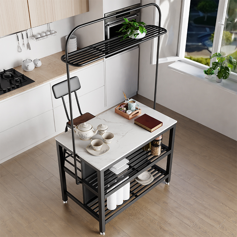 # Movable Island Table Integrated Home Open Kitchen Small Bar Partition Separate Cooking Table Dining Side