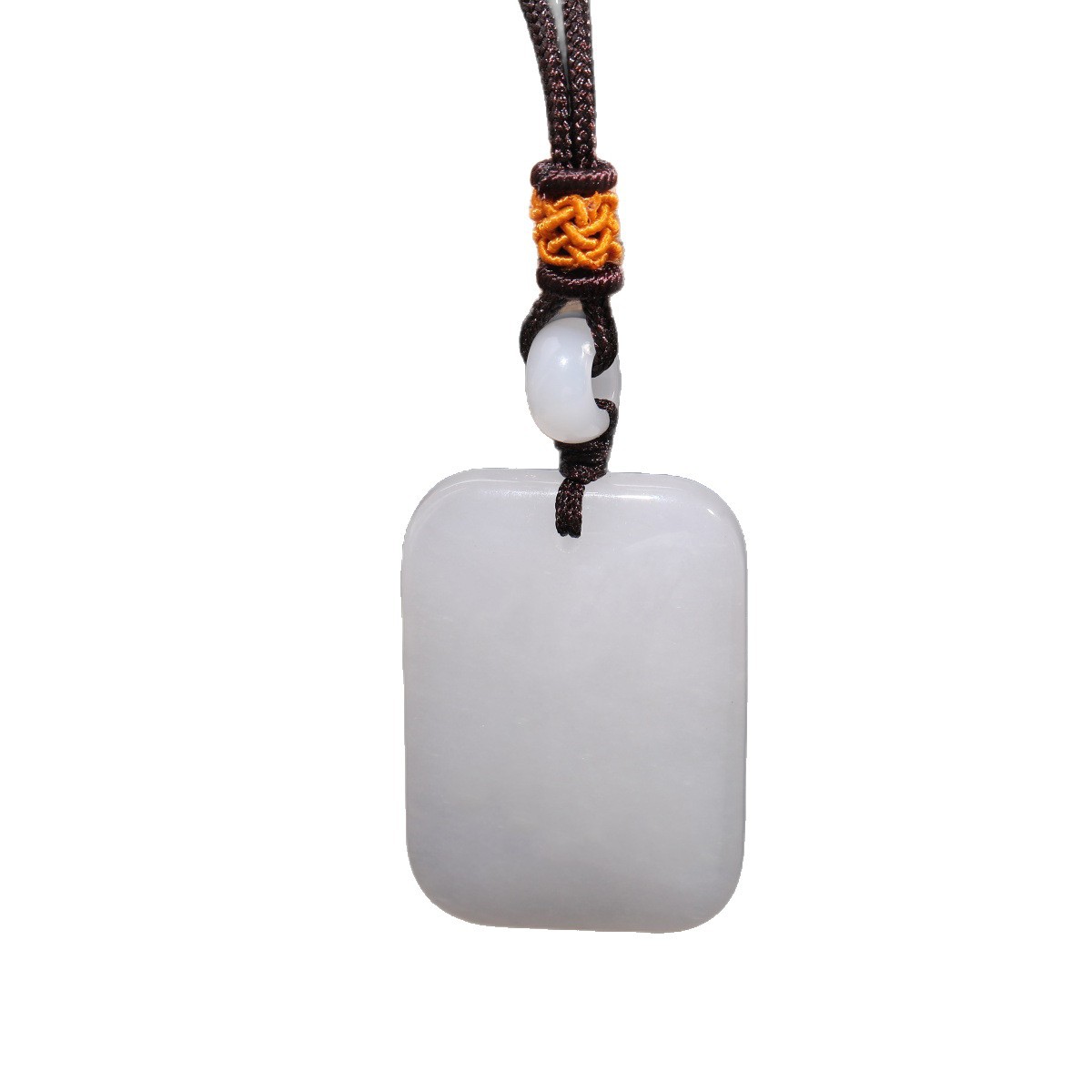 Tianshan Cui Pendant Safe and Wushi Brand Natural Stone Raw Stone Tianshan Cui Peace Buckle Jade Pendant Wholesale Factory Direct Sales Model