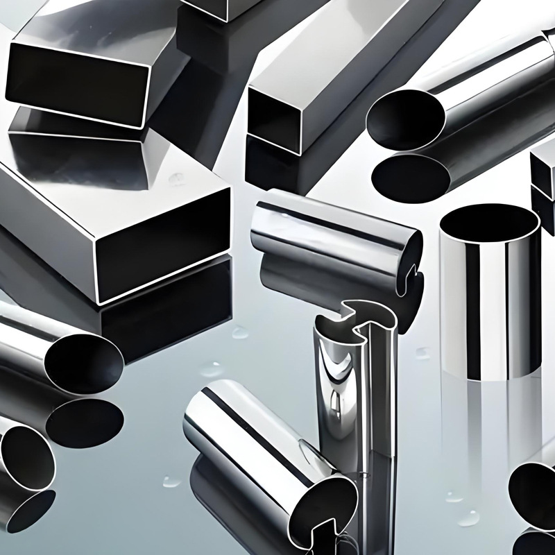 201 304 316 Stainless Steel Steel Pipe Rectangular Pipe Round Pipe Special-Shaped Pipe Wholesale Customized Pipe Raw Material Manufacturer