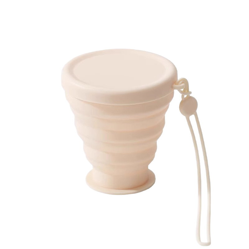 Foldable Water Cup Portable Travel Compressed Silicone Water Cup Outdoor Camping Foldable Retractable Toothbrushing Wash Cup