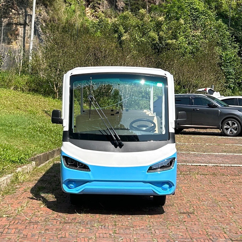 Excellent 14-Seater Electric Sightseeing Car for Scenic Tours and Transportation, Electric Four-Wheel Mobility Sightseeing Car