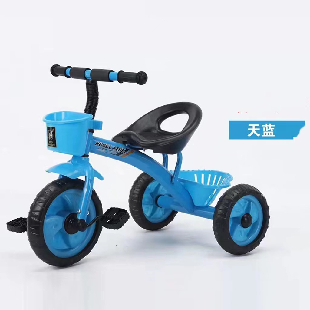 Foreign trade new children's pedal tricycle children's inflatable-free stroller baby pedal tricycle bicycle wholesale