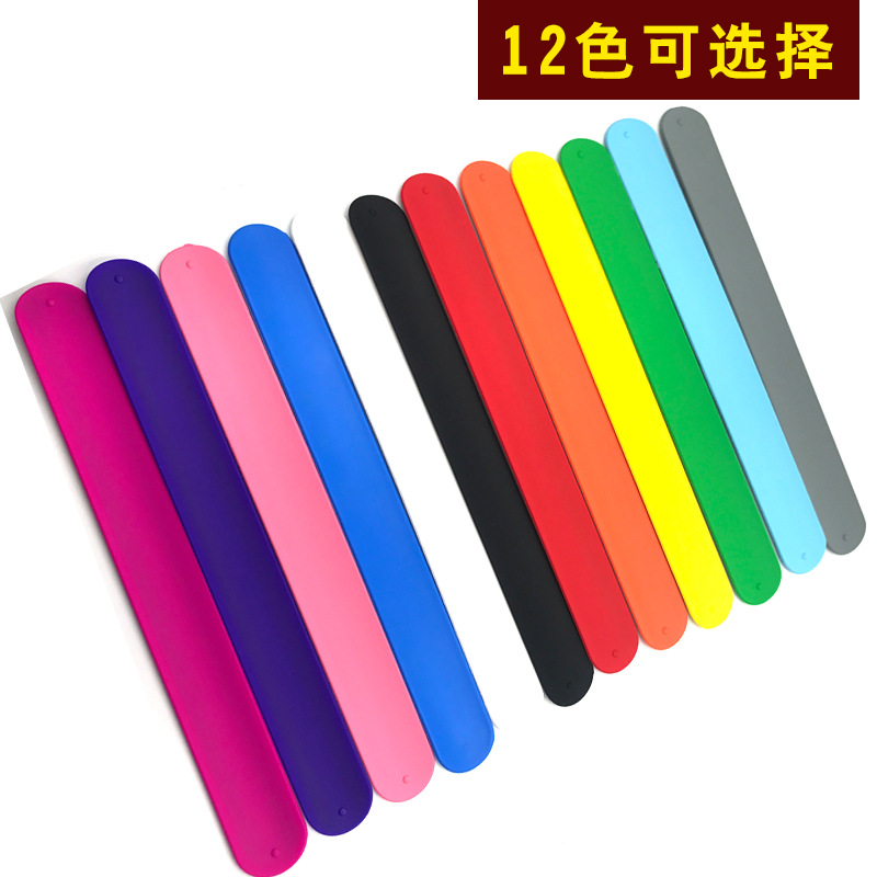 Manufacturers now mold multi-specification silicone pop ring children's pat ring order mold transfer process printing color