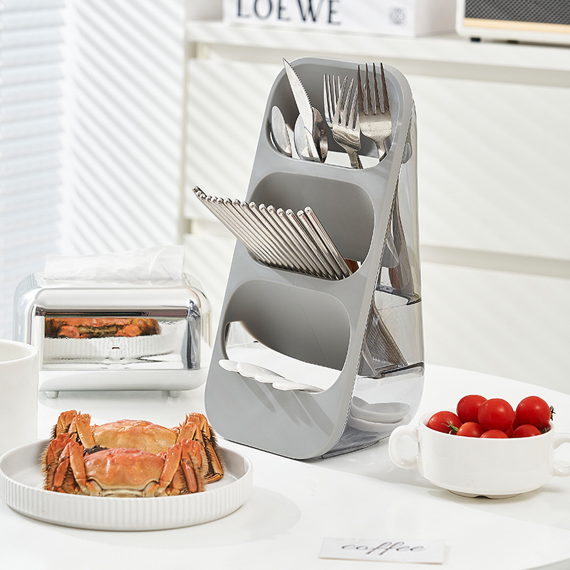 Knife holder storage rack land-mounted plastic chopsticks cage knife storage rack draining chopsticks cage kitchen knife rack factory wholesale