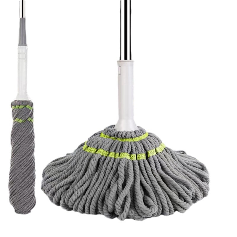 Factory Direct Sales Picasso Twisting Water Mop Hands-Free Lazy Mop Washing Household Water-Absorbing Lazy Person Squeeze Water Mop