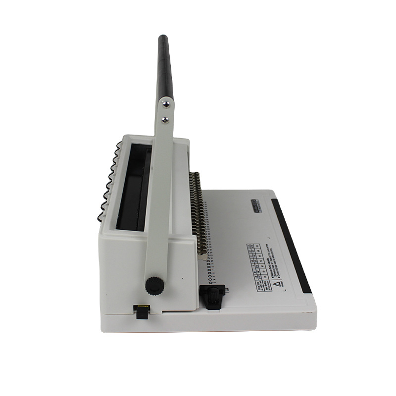 W20A Full Knife Double Line Iron Ring Binding Machine 34 Holes Round Hole A4 Square Hole Punching Machine Album Desk Calendar Wall Calendar Punching